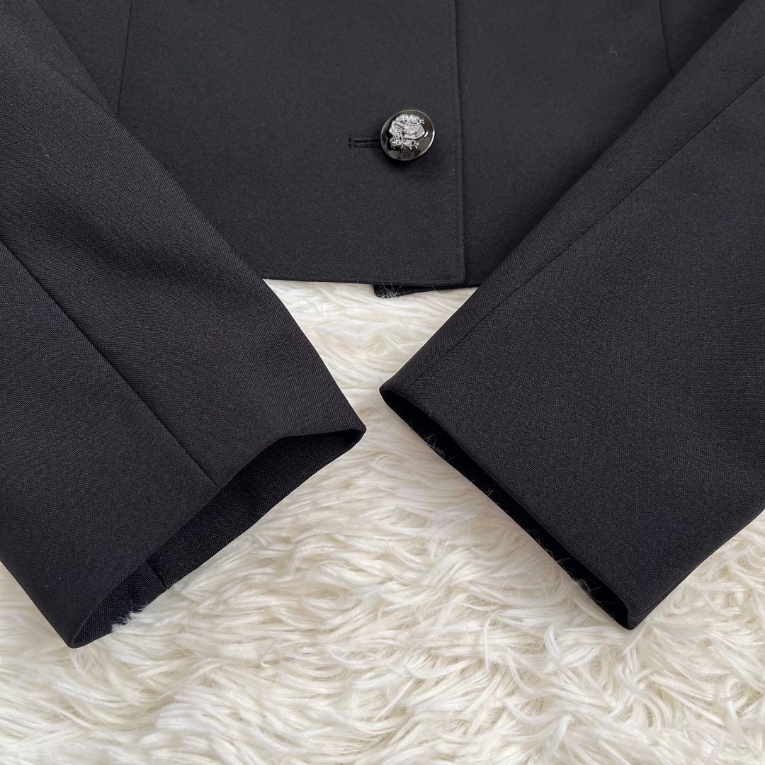 エルアンノワール　卒業式　女の子　165 黒　ジャケット+スカート２点セット