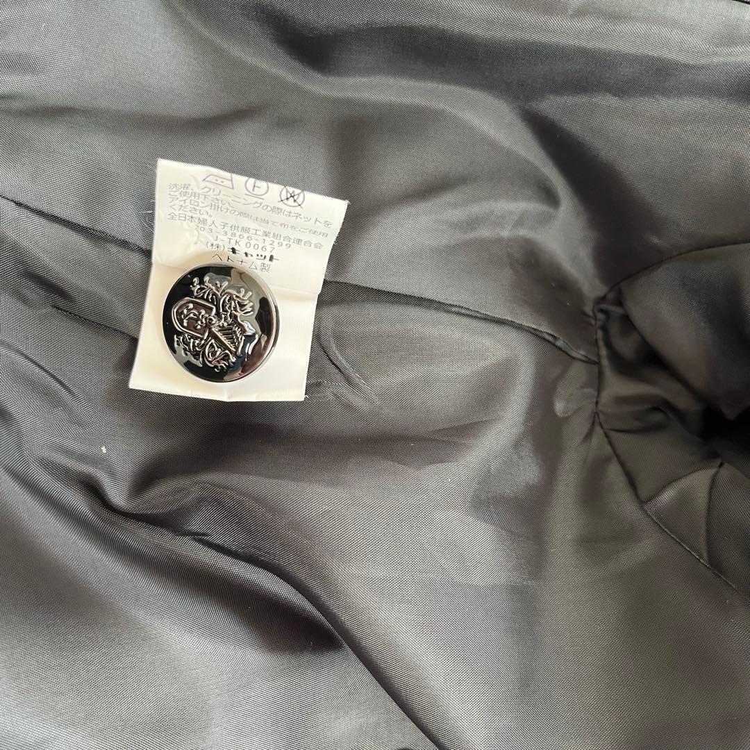 エルアンノワール　卒業式　女の子　165 黒　ジャケット+スカート２点セット