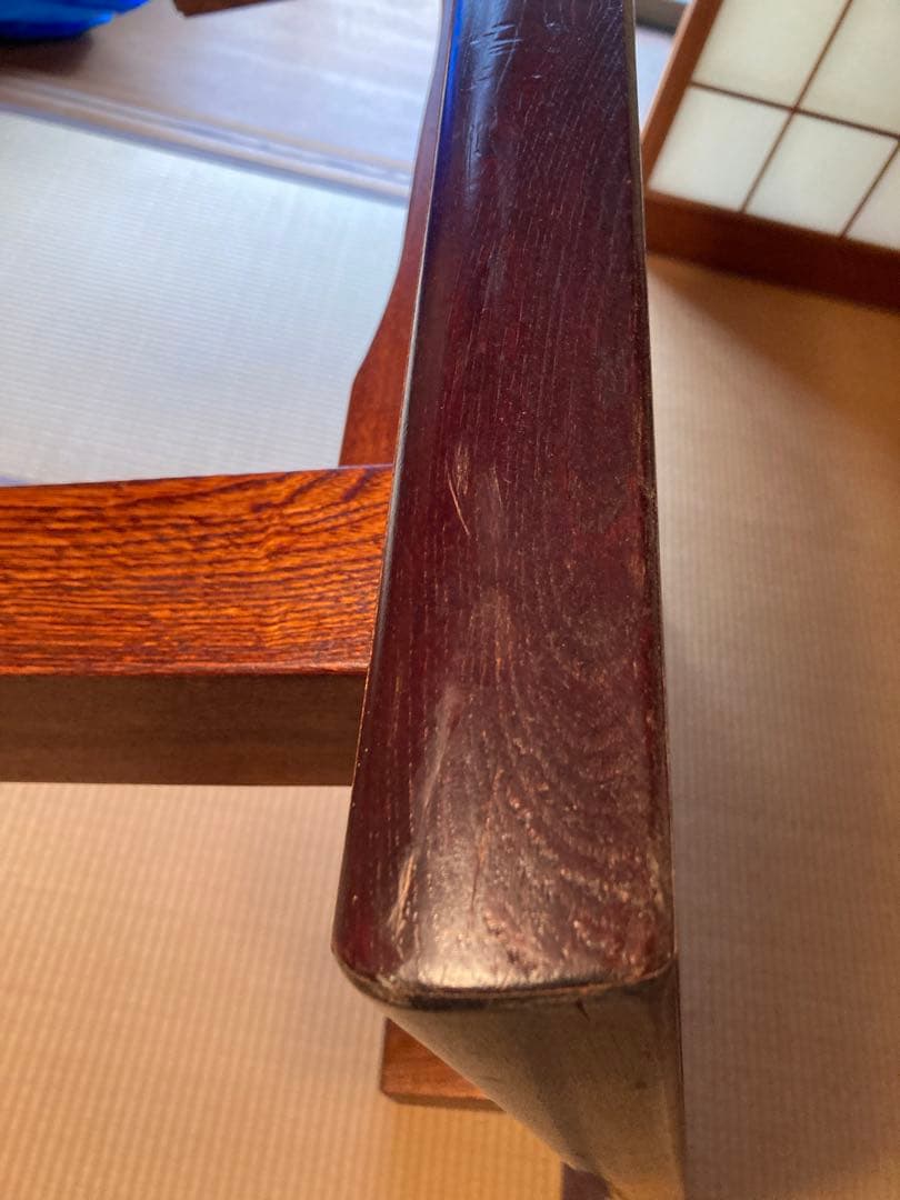 座卓　ちゃぶ台　レトロ　木製机　アンティーク　勉強机　　古家具　昭和　和室