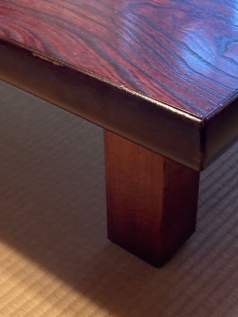 座卓　ちゃぶ台　レトロ　木製机　アンティーク　勉強机　　古家具　昭和　和室