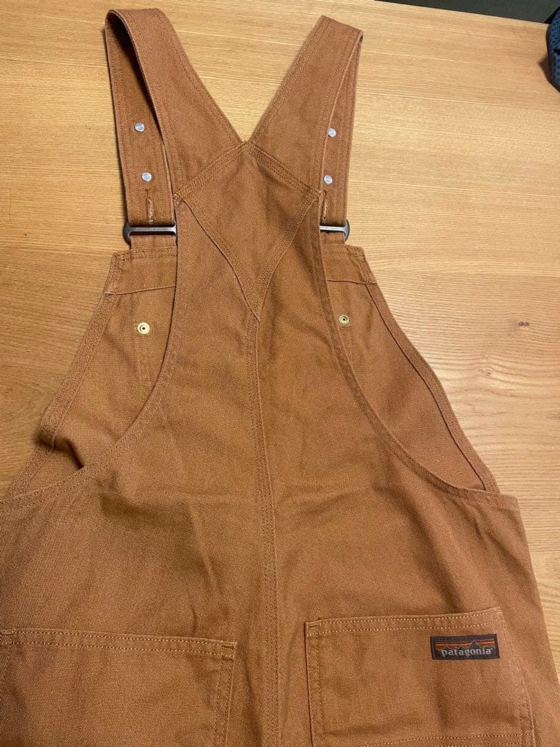 【レディース】Patagonia オーバーオール　ダブルニー　サイズS ヘンプ混