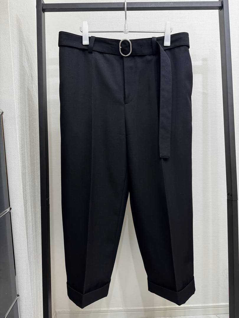 jilsander ジルサンダー ウールギャバジン トラウザー111 56