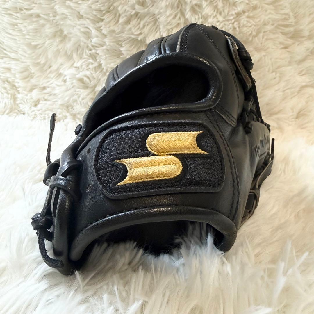 SSK 野球 グローブ 軟式 右投げ プロフェッショナル オールラウンド 黒