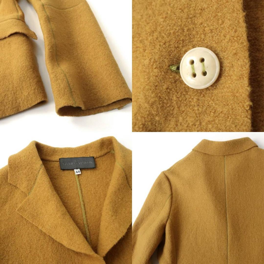 イタリア製 STUDIO YPSILON ウールメルトンジャケット