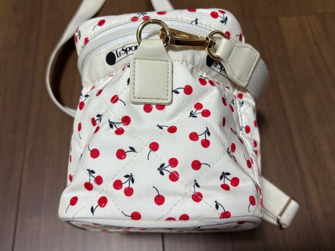 チェリー柄 ショルダーバッグ レスポ 神崎恵 バニティバッグ