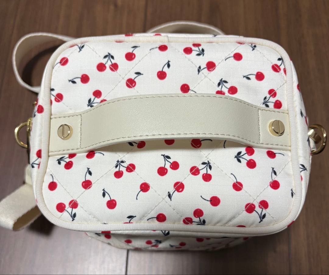 チェリー柄 ショルダーバッグ レスポ 神崎恵 バニティバッグ