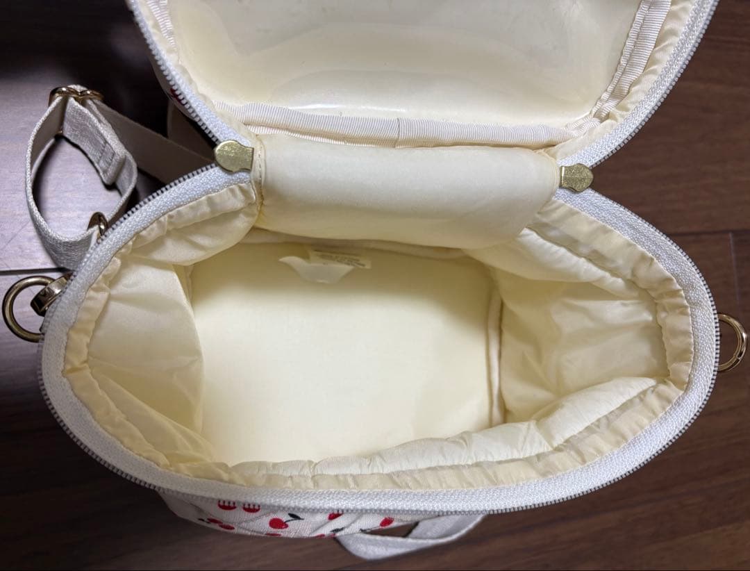 チェリー柄 ショルダーバッグ レスポ 神崎恵 バニティバッグ