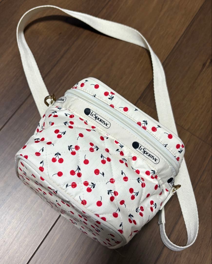 チェリー柄 ショルダーバッグ レスポ 神崎恵 バニティバッグ