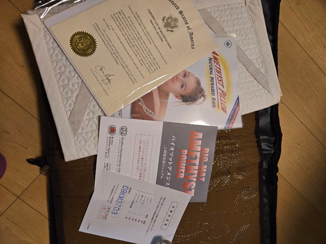 バイオマット　アメジスト　リッチウェイ　持ち運びバック