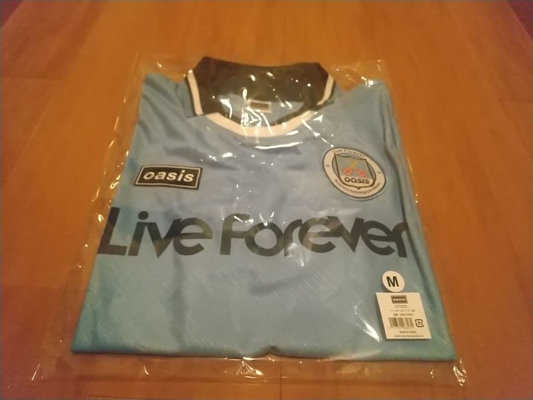 【新品未開封】oasis オアシス　フットボールシャツ　M
