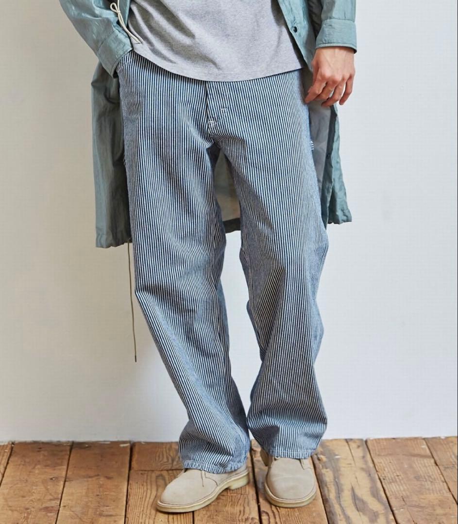 Lee ダンガリー ペインターパンツ ヒッコリー ストライプ メンズ L