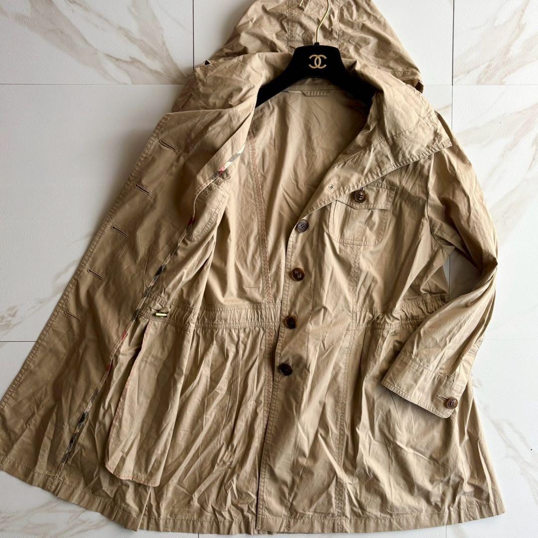 大きいサイズ4L◆バーバリーロンドン 2way トレンチ スプリング コート