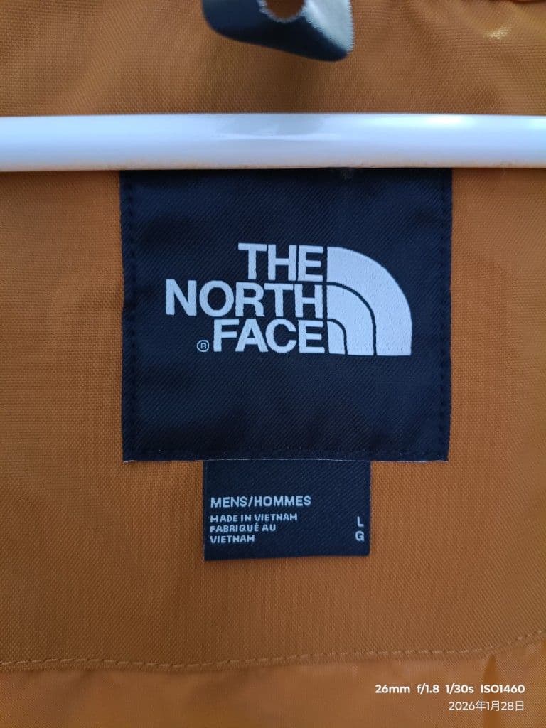 THE NORTH FACE マウンテンパーカー 茶/白 サイズUS：Ｌ大人気
