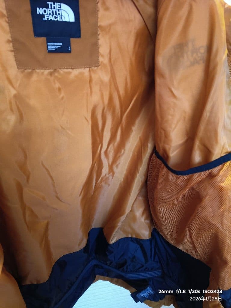 THE NORTH FACE マウンテンパーカー 茶/白 サイズUS：Ｌ大人気