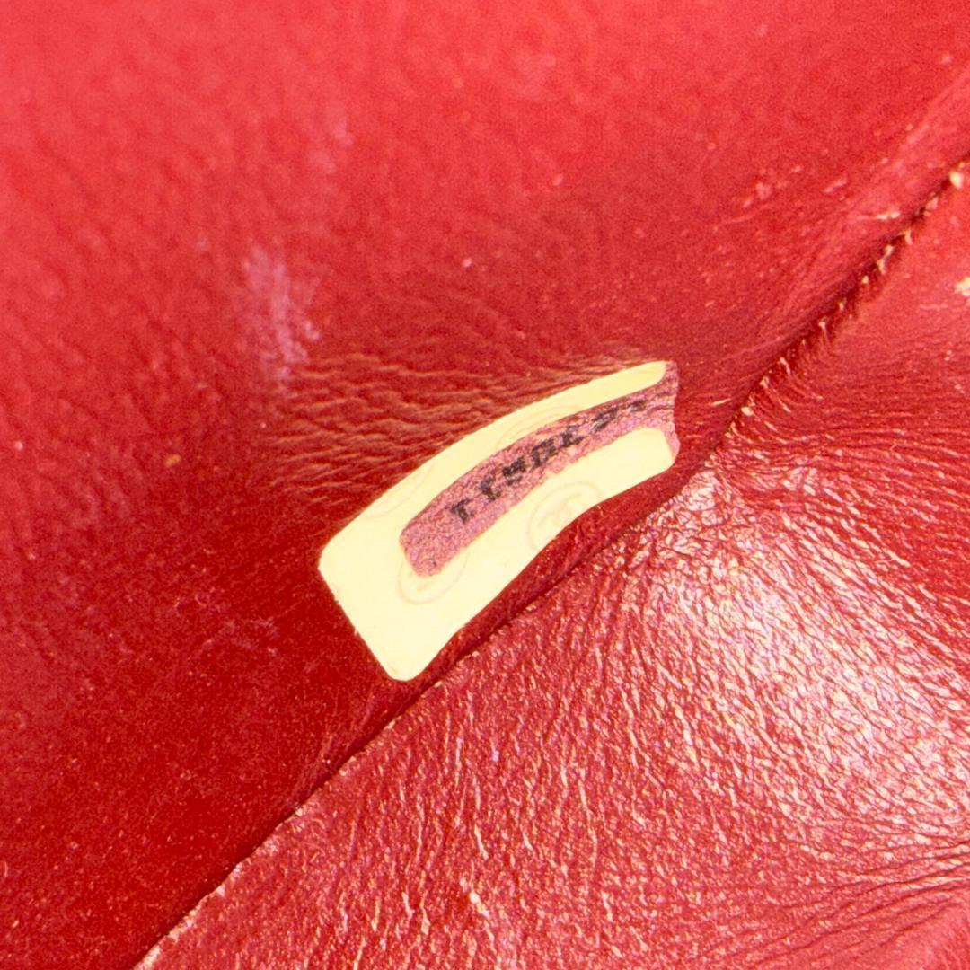 CHANEL ミニマトラッセ チェーンショルダーバッグ ブラック ラムスキン