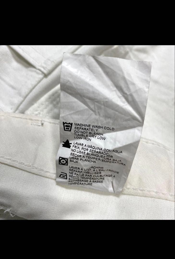 ディッキーズ　ダブルニー　ホワイトペインターパンツ　34×30