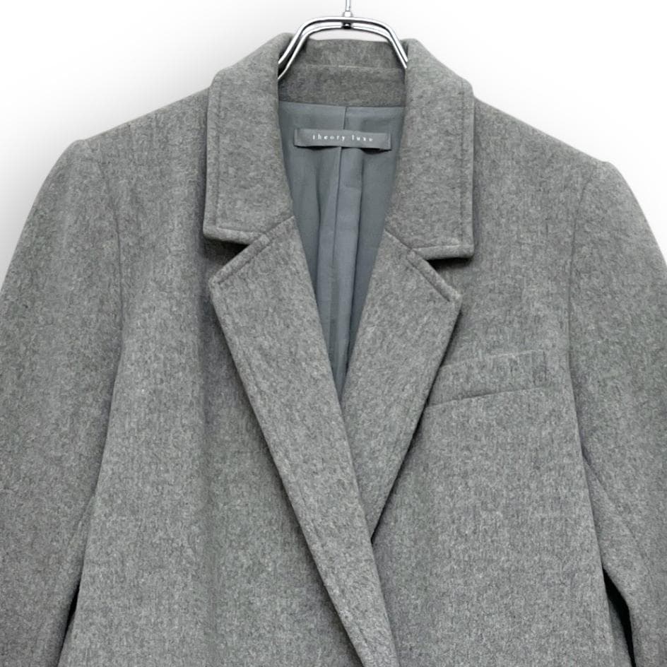 theory luxe セオリー リュクス ウール チェスターコート 40