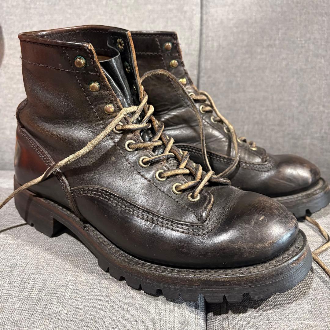 ロンウルフ ロガーブーツ サイズ8 LW00125 LONE WOLF ブラック