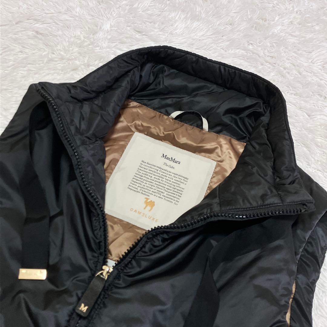 未使用級 マックスマーラ THE CUBE CAMELUXE ダウン ベスト