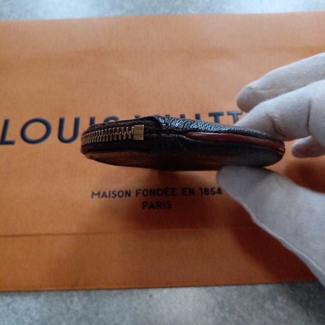 ルイ・ヴィトン。良品モノグラム、ポルトモネ、ロン小銭入れ