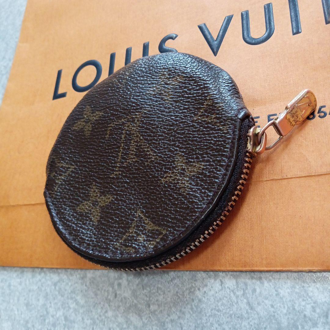 ルイ・ヴィトン。良品モノグラム、ポルトモネ、ロン小銭入れ