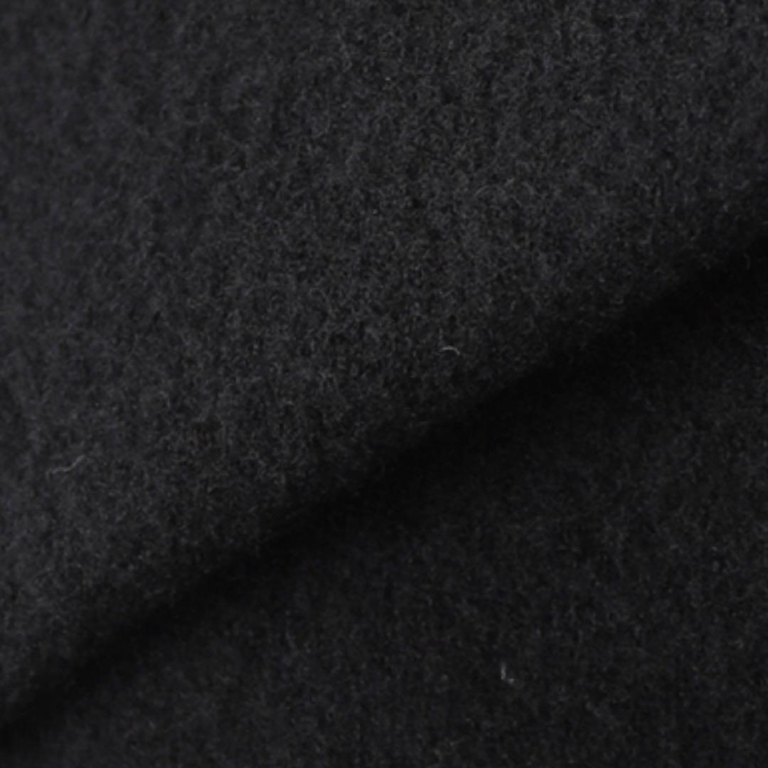 EDIT FOR LULU ハイウエストカーブニットパンツ ブラック