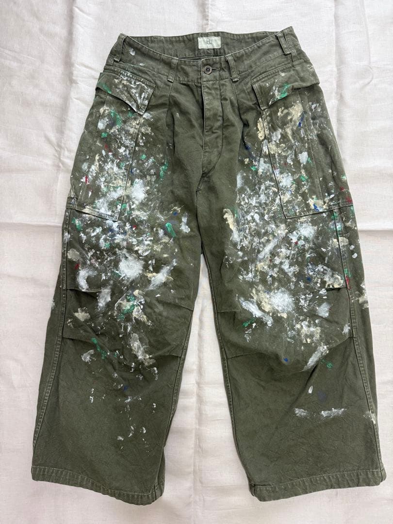 HERILL ダックスプラッシュカーゴパンツ