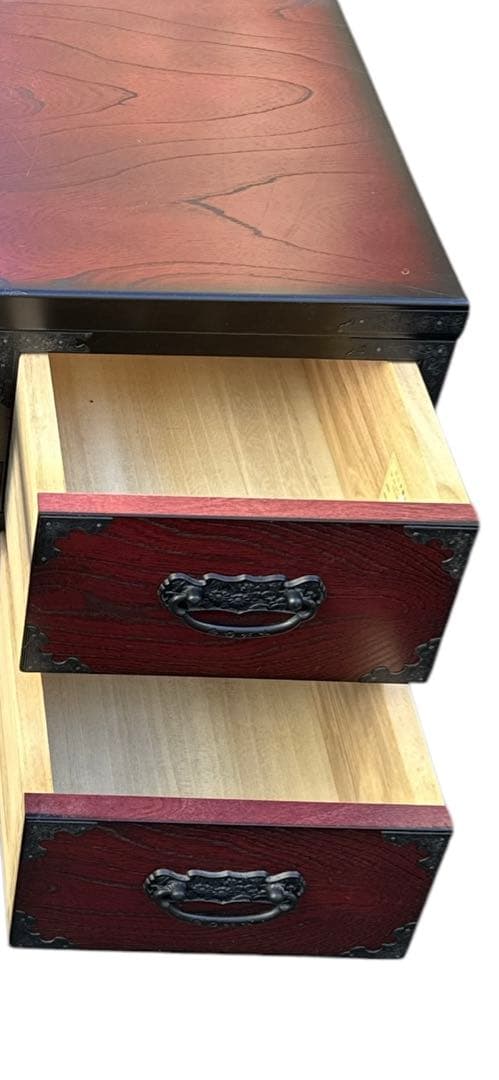 美品　時代箪笥民芸家具レトロ社三丸家具工芸