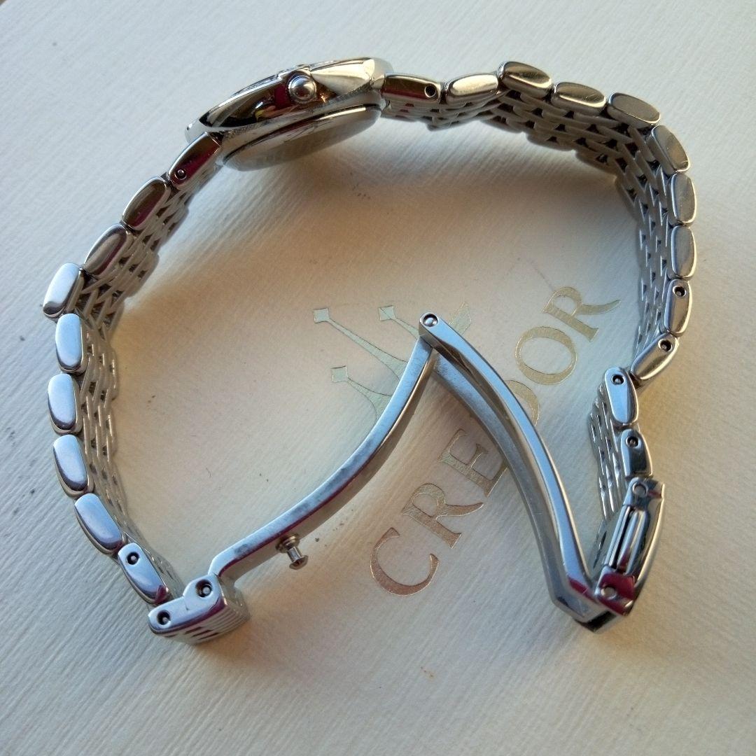 OH済み、セイコークレドール婦人用Credor クォーツ腕時計、美品