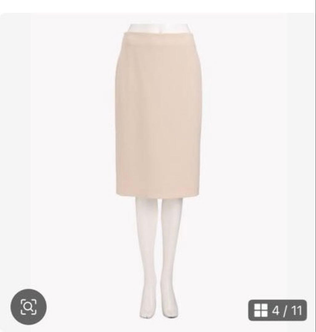 【新品未使用タグ付き】セオリーリュクス　ベージュ タイトスカート サイズ40