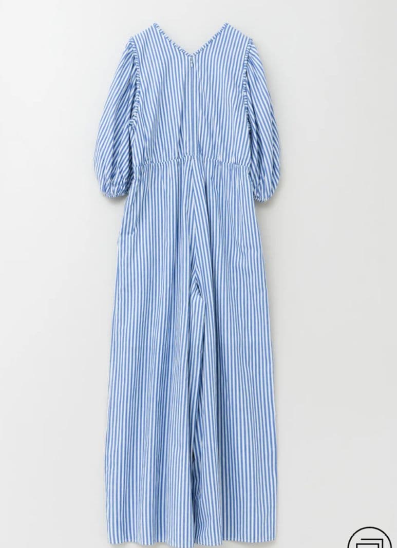 【完売品】kanako Sato×ヌキテパ　コットンストライプオールインワン