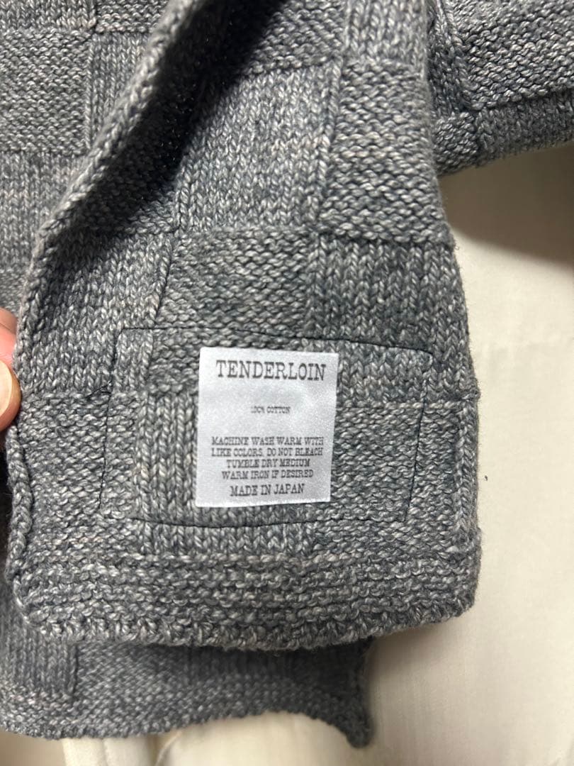 テンダーロイン COTTON STOLE GRAY 未使用　定価！
