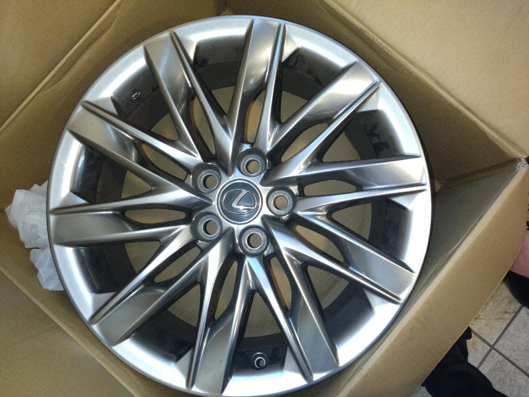 【送料込4本38,000円】レクサス LS500 純正ホイール 19インチ ①