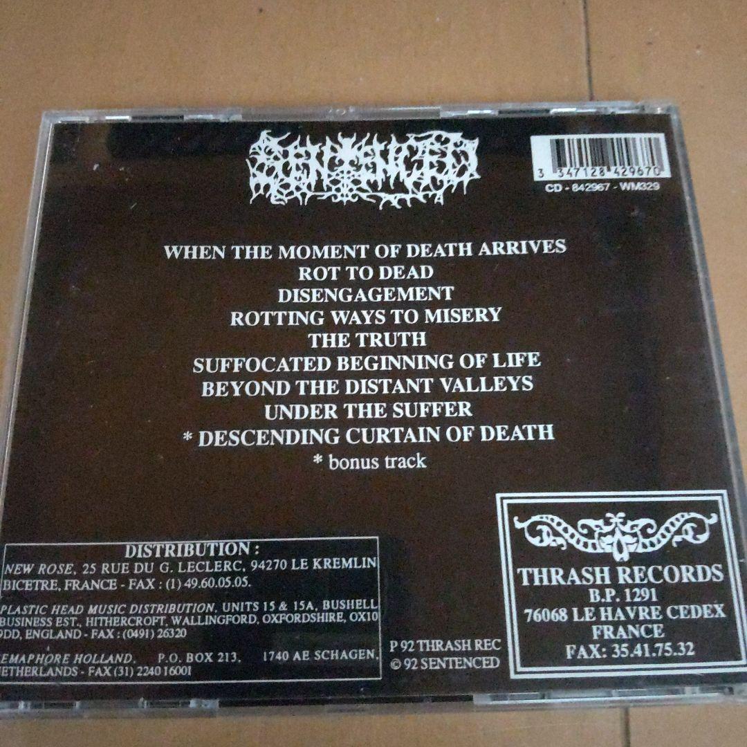 SENTENCED 1st OG盤 デスメタル スラッシュメタル