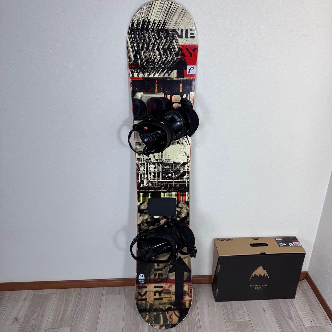 HEAD スノーボード 151cm Burton27cm