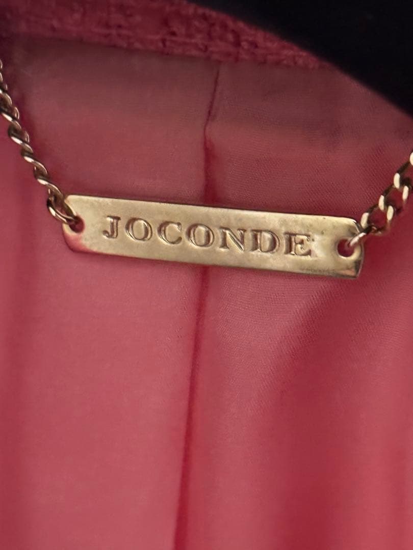 JOCONDE ジョコンダ ツイードジャケット ピンク フランス製生地