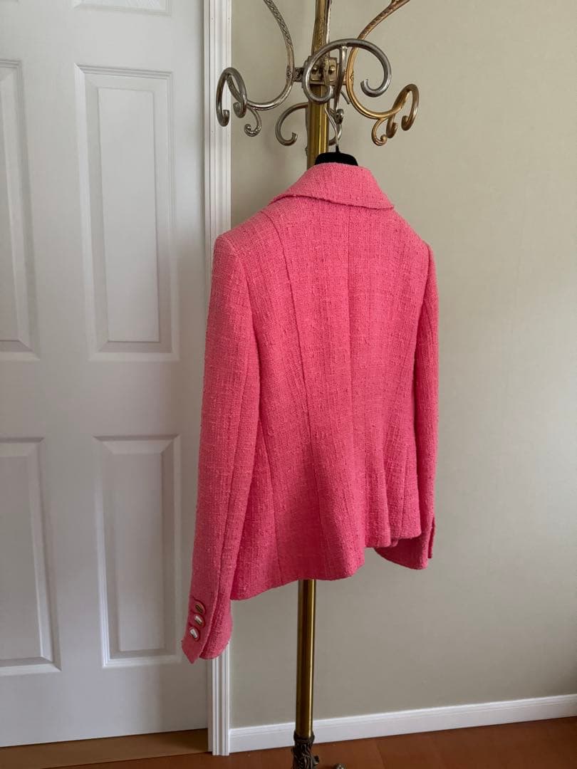 JOCONDE ジョコンダ ツイードジャケット ピンク フランス製生地