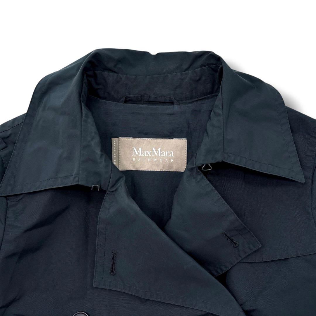 極美品】MAXMARA マックスマーラ　トレンチコート　べルト　ロング　ダブル
