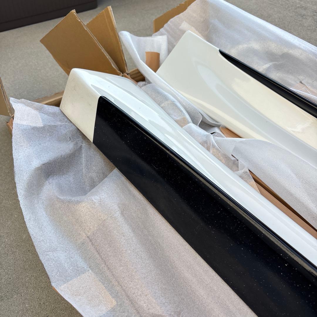 ホンダ　s660　S660.com製　サイドステップ(ホワイト) 中古品