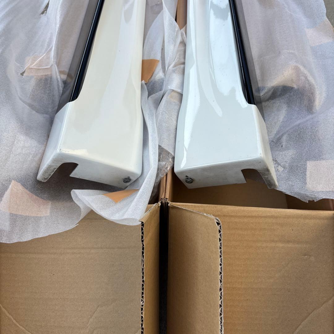 ホンダ　s660　S660.com製　サイドステップ(ホワイト) 中古品