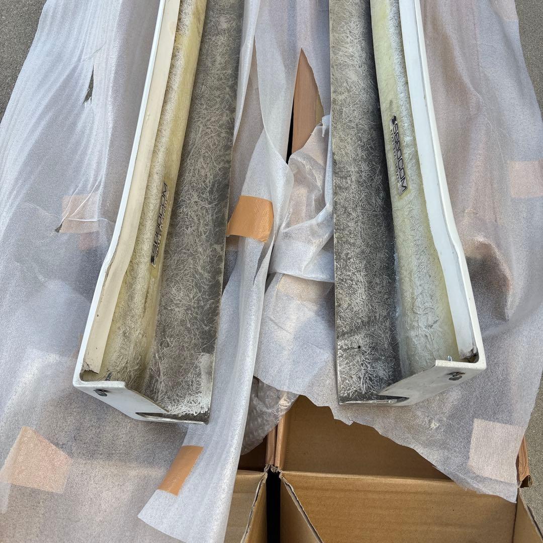 ホンダ　s660　S660.com製　サイドステップ(ホワイト) 中古品