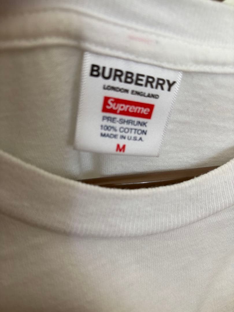 Burberry Supreme Tシャツ M ホワイト