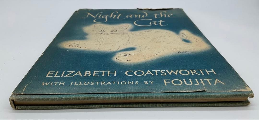 初版1950年『夜と猫』藤田嗣治 挿絵12点入り 経年あり 希少 挿絵本