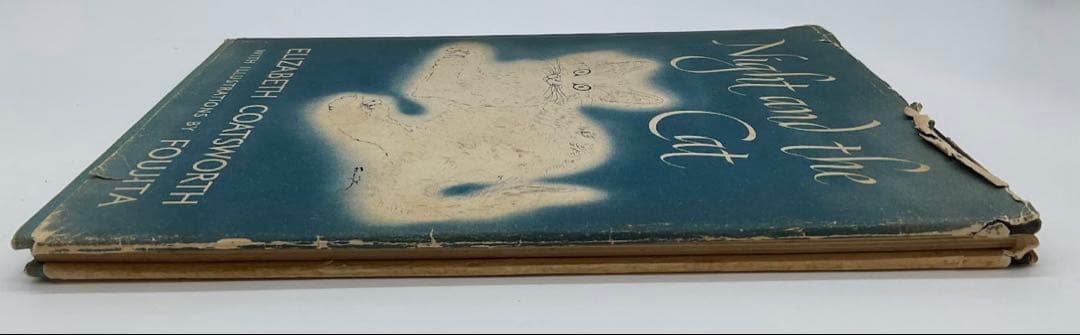 初版1950年『夜と猫』藤田嗣治 挿絵12点入り 経年あり 希少 挿絵本