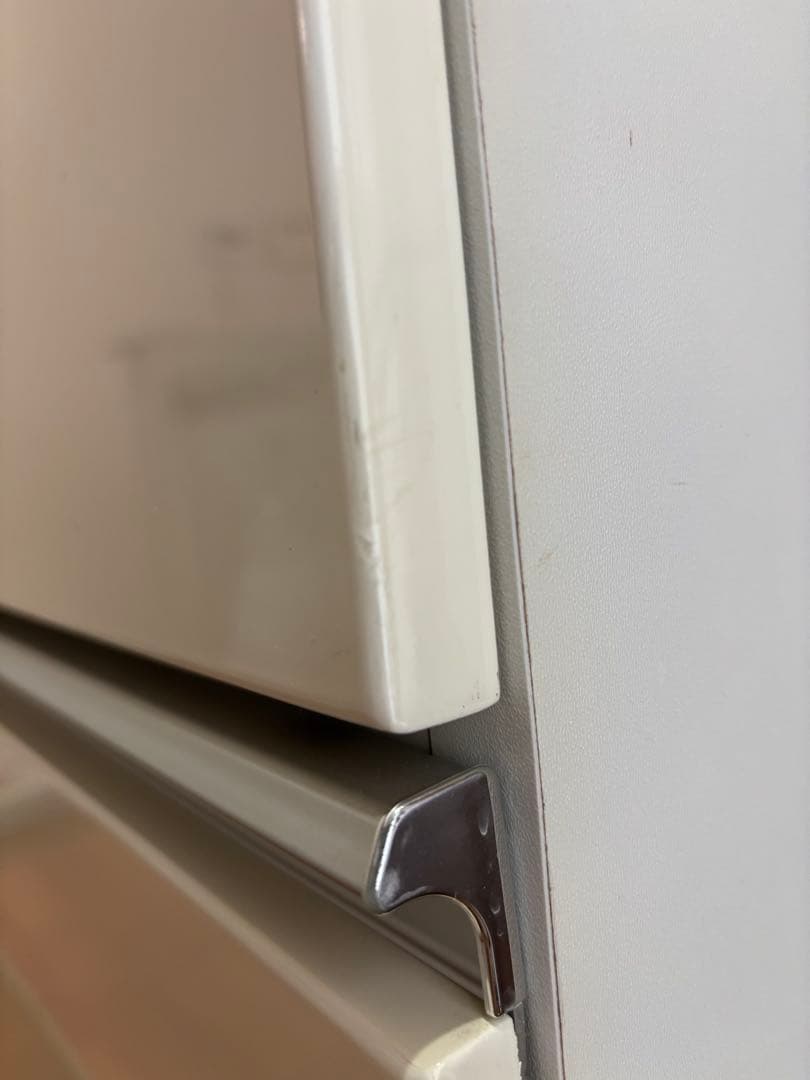 【訳あり・送料込☆】ニトリ 鏡面仕様キッチンカウンター 幅120cmキュリー2白