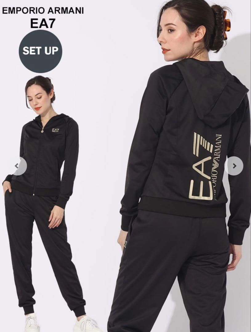 【EA7 エンポリオアルマーニ 】新品・未使用レディース M 上下ジャージセット