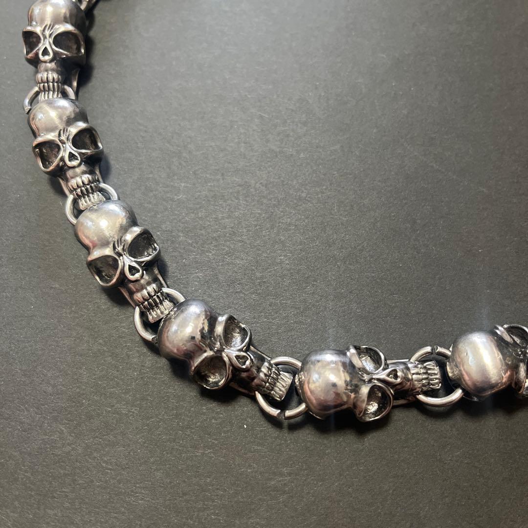 ヴィンテージウォレットチェーンドクロ　髑髏　スカル　レア物