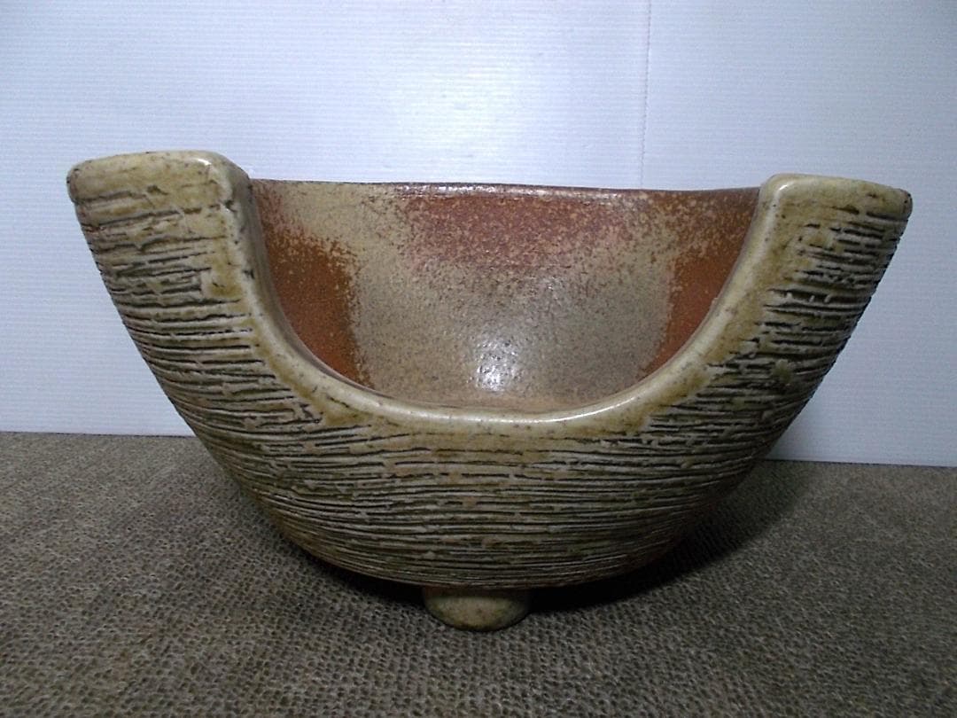 茶道具 信楽焼風炉 未使用五徳 霰茶釜 アラレ 釜環 敷板 送料込み