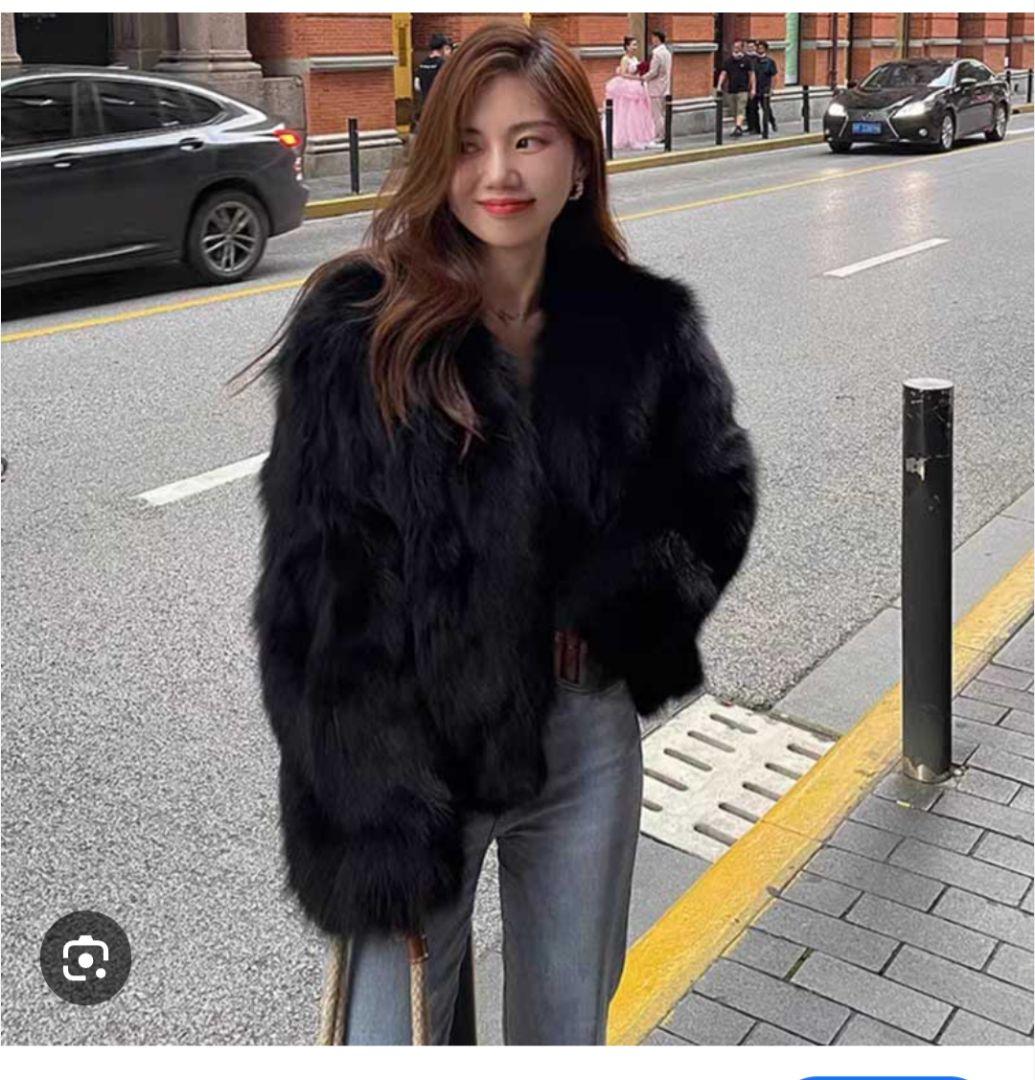 サガミンクロイヤル ファーコート 毛皮 最高級 リアルファー ブラック