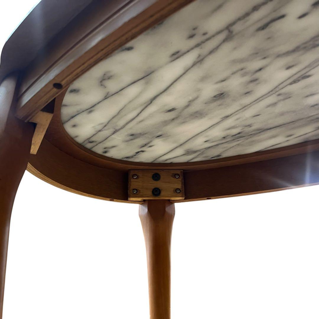 稀少品✨早い者勝ち❣️イタリア製 ローテーブル 大理石 ロココ調　猫足 おしゃれ